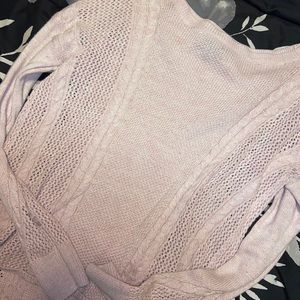 american eagle pink ombré sweater